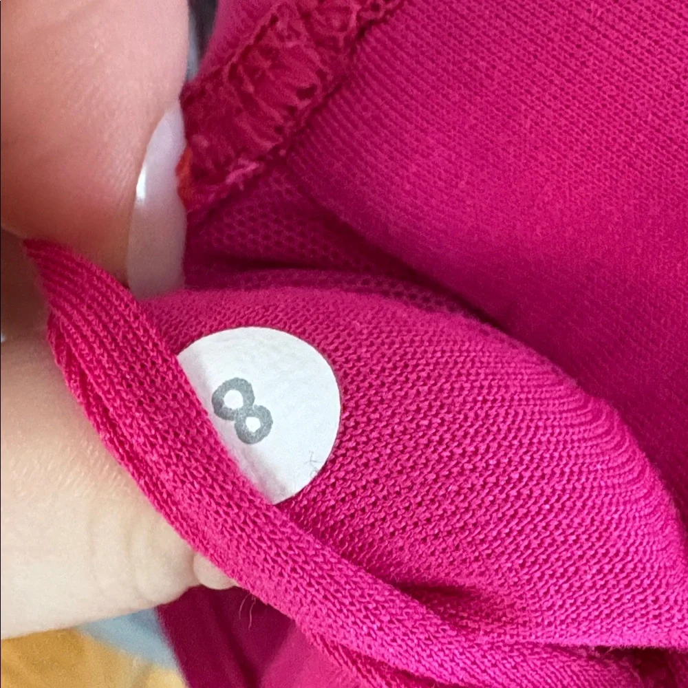 lululemon athletica Gray and Pink Racerback Tank Top size 8 - Picture 5 of 5